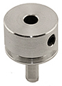 EM-Tec PS5 pin stub round clamp up to Ø3.5mm,  Ø12.7x7.2mm, pin